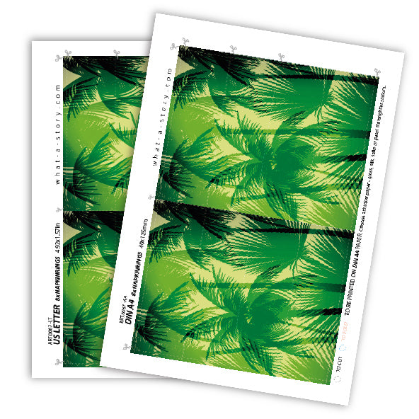 NAPKIN RINGS - Palm tree napkin rings = instant sunshine on your table!