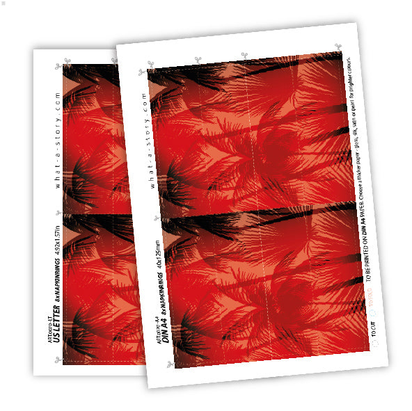 NAPKIN RINGS - Palm tree napkin rings = instant sunshine on your table!