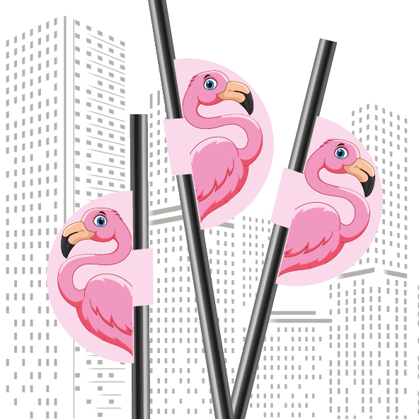 Straws (jpg) - DIY - Flamingo