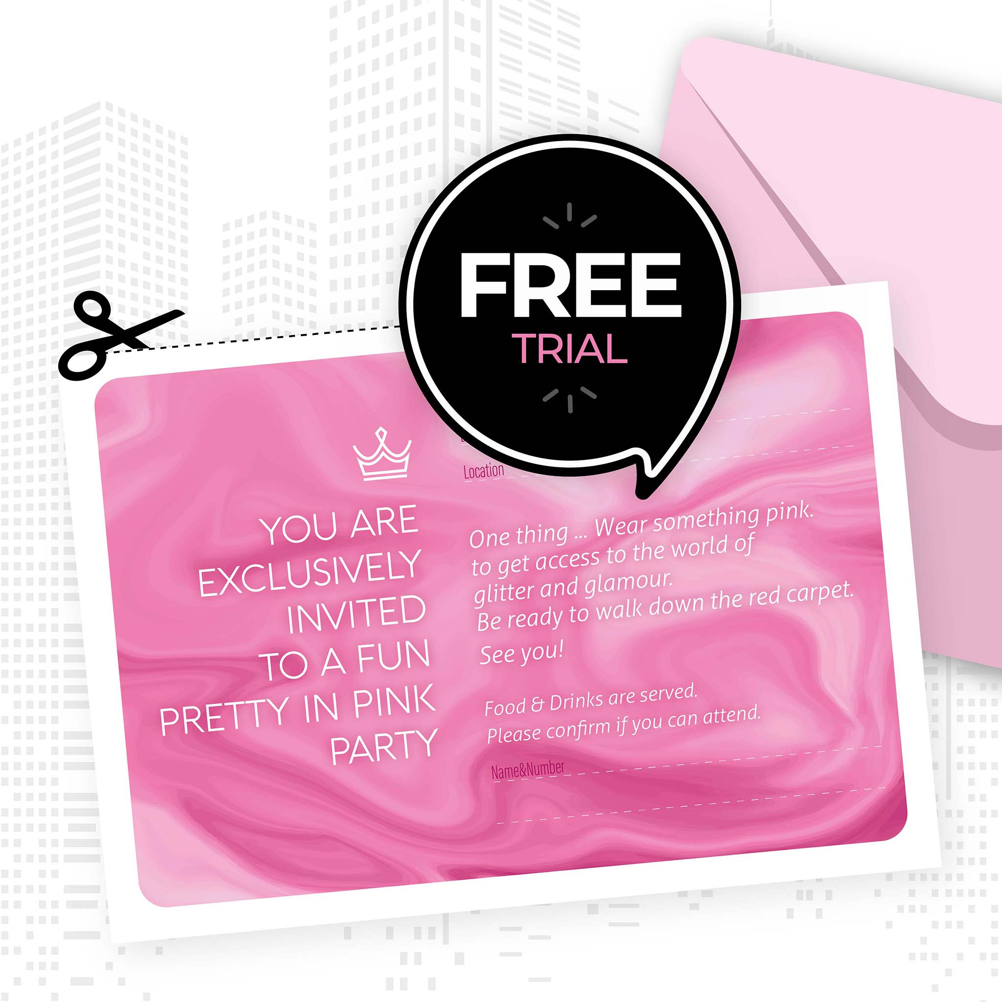 FREE TRIAL - INVITATION - For pink-lovers only!