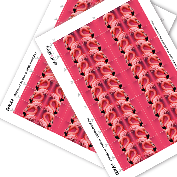 FLAGS - Flamingo flags = instant wow for your finger food!