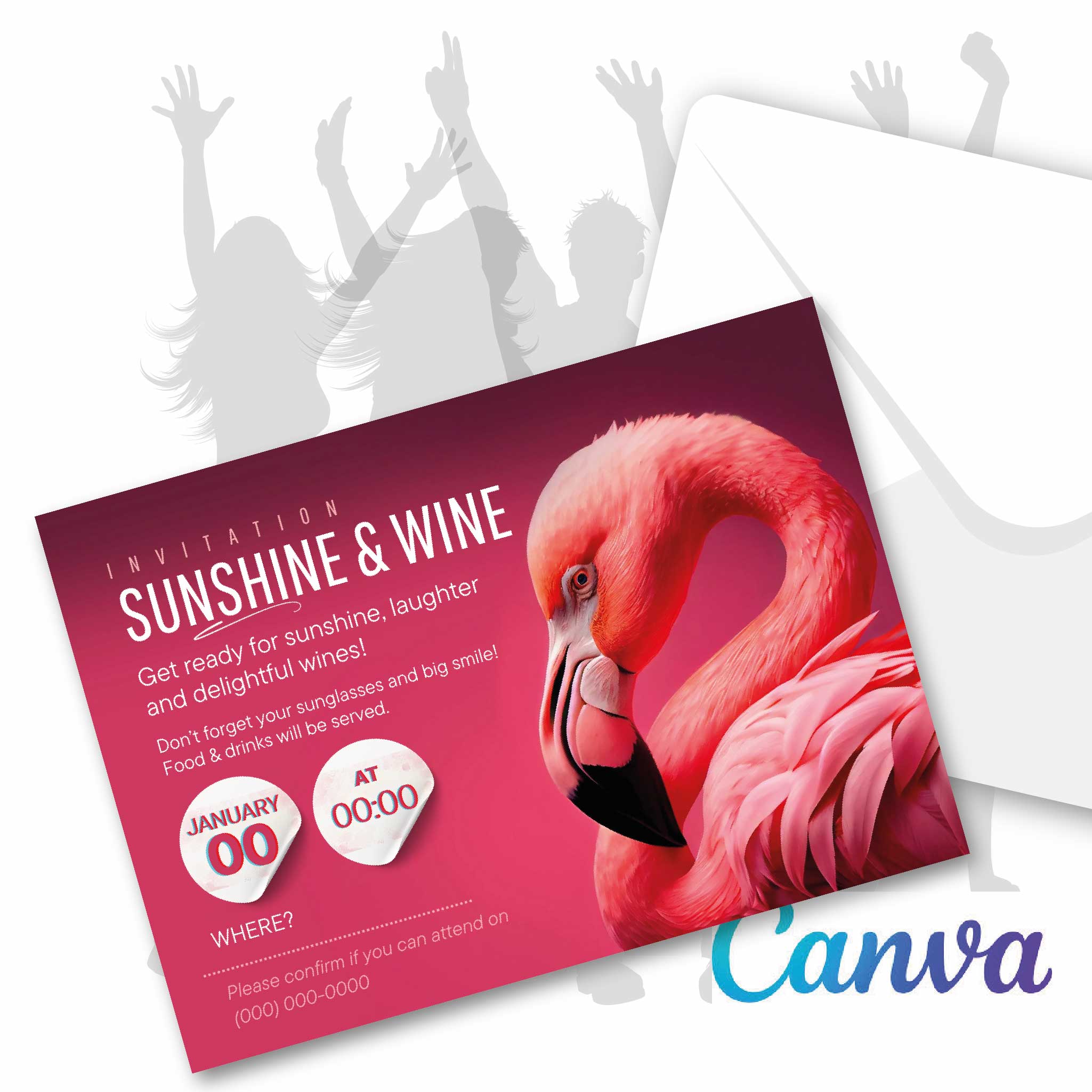 INVITATION - Gather your friends or family for a Sunshine & Wine bash!