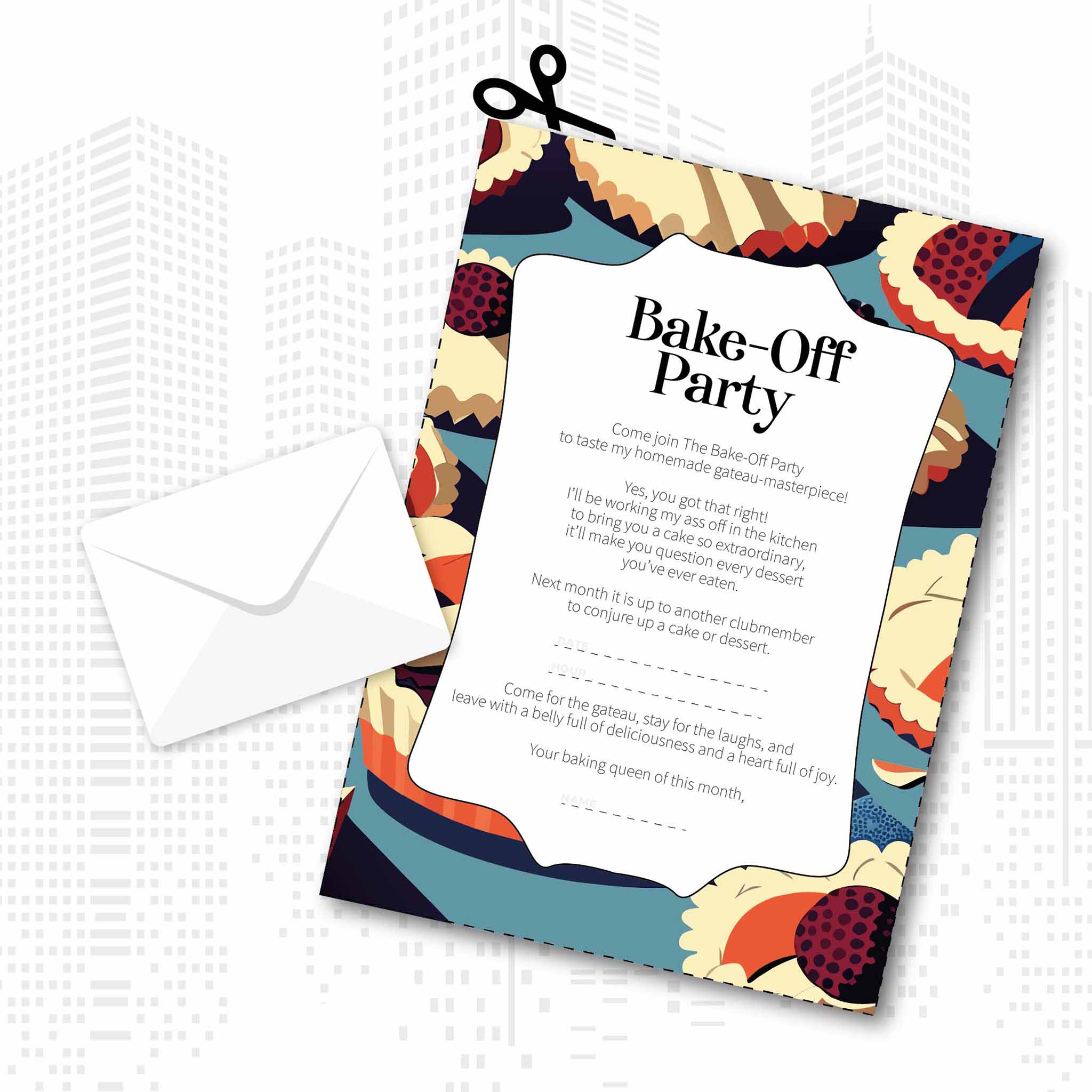 INVITATION - Ready, Set, Bake!