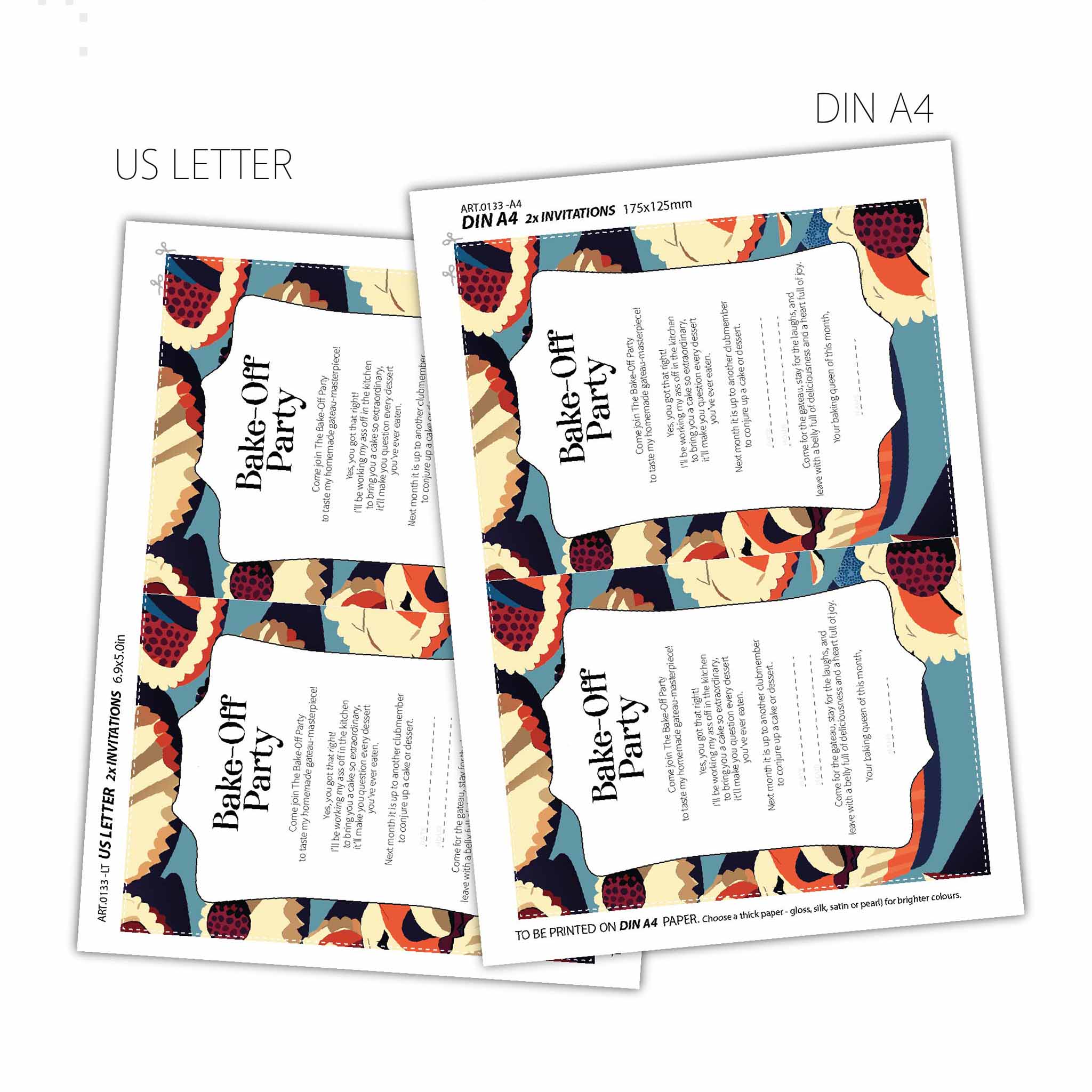 INVITATION - Ready, Set, Bake!