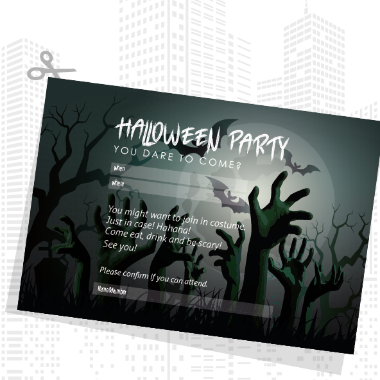 invitation halloween party