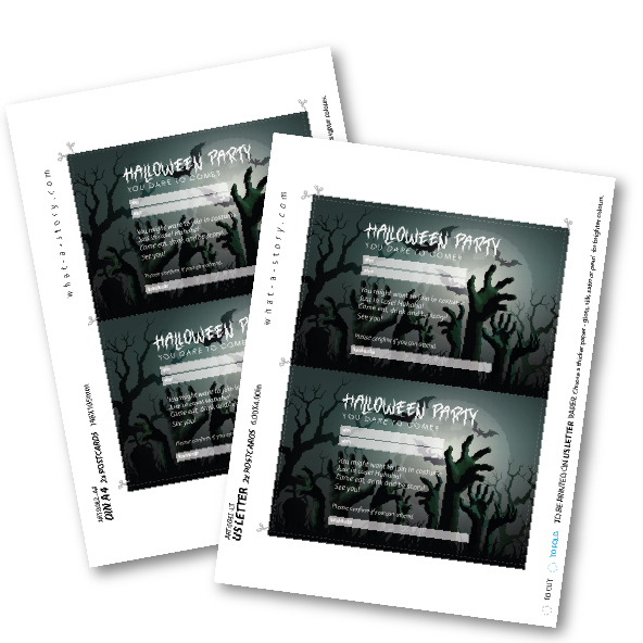 Invite your favorite ghouls and goblins for a Halloween Party!