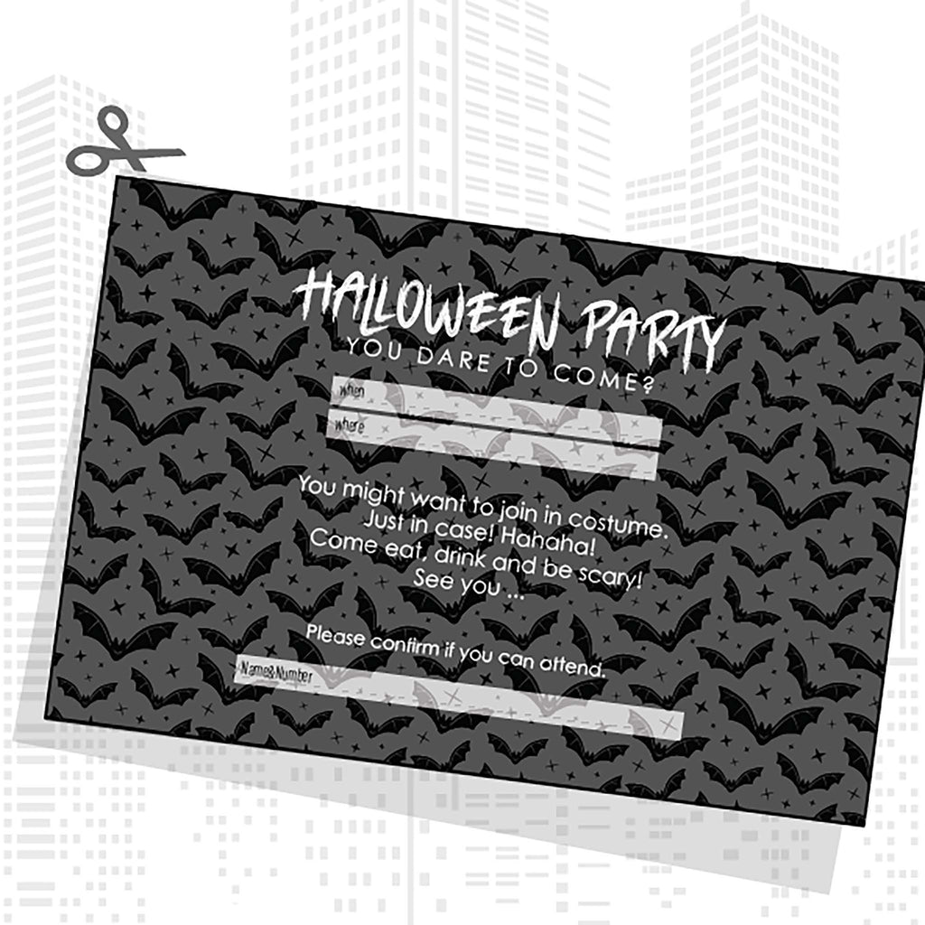 INVITATION - Your Halloween party won’t haunt itself—invite some guests!