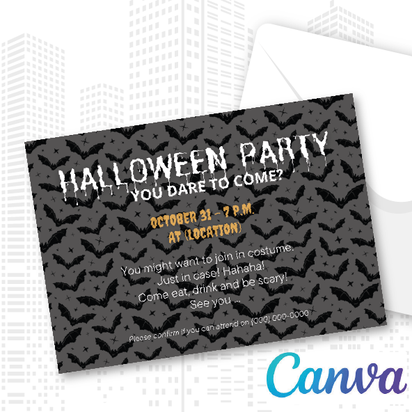 Halloween parties need brave guests!