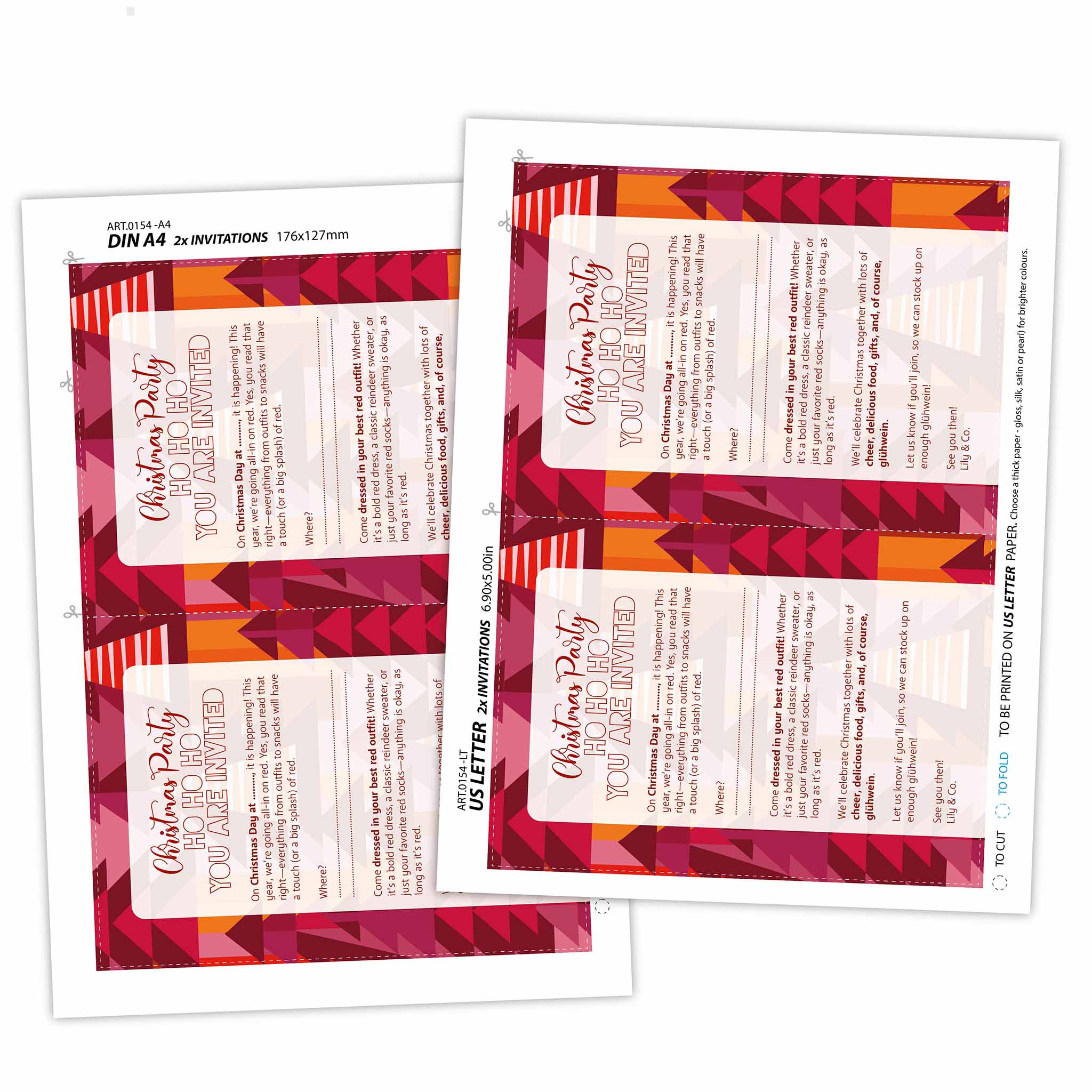 INVITATION - Christmas is on its way. Send out your invites and let the festive planning begin!