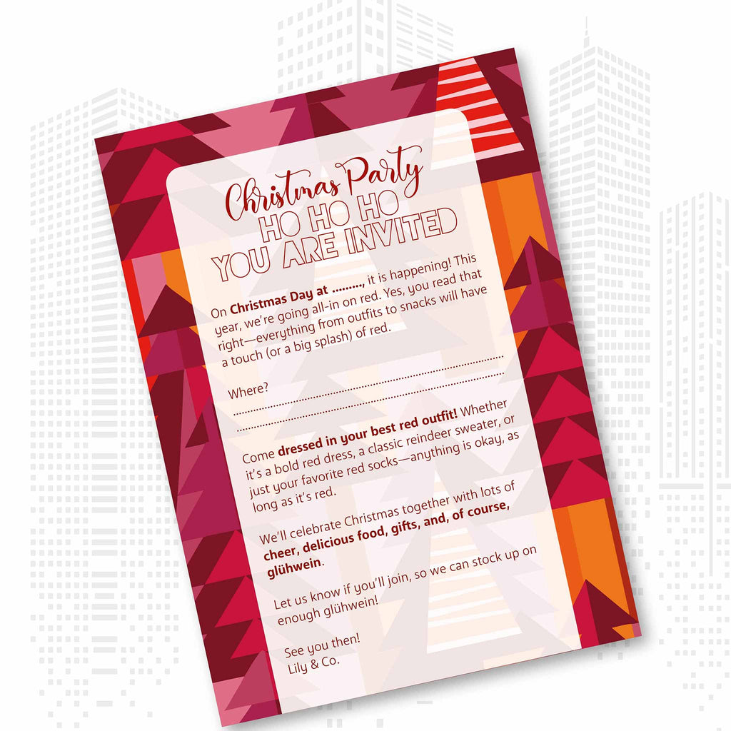 INVITATION - Christmas is on its way. Send out your invites and let the festive planning begin!