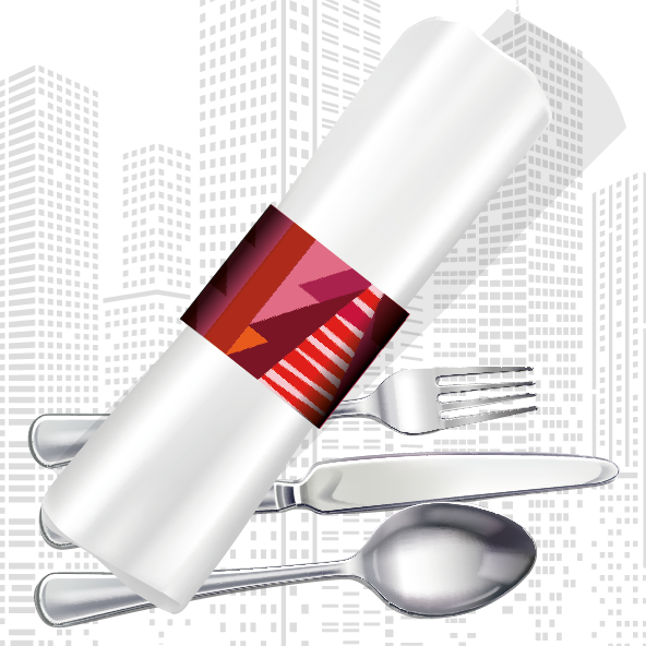 NAPKIN RINGS - Red napkin rings, big Christmas magic!