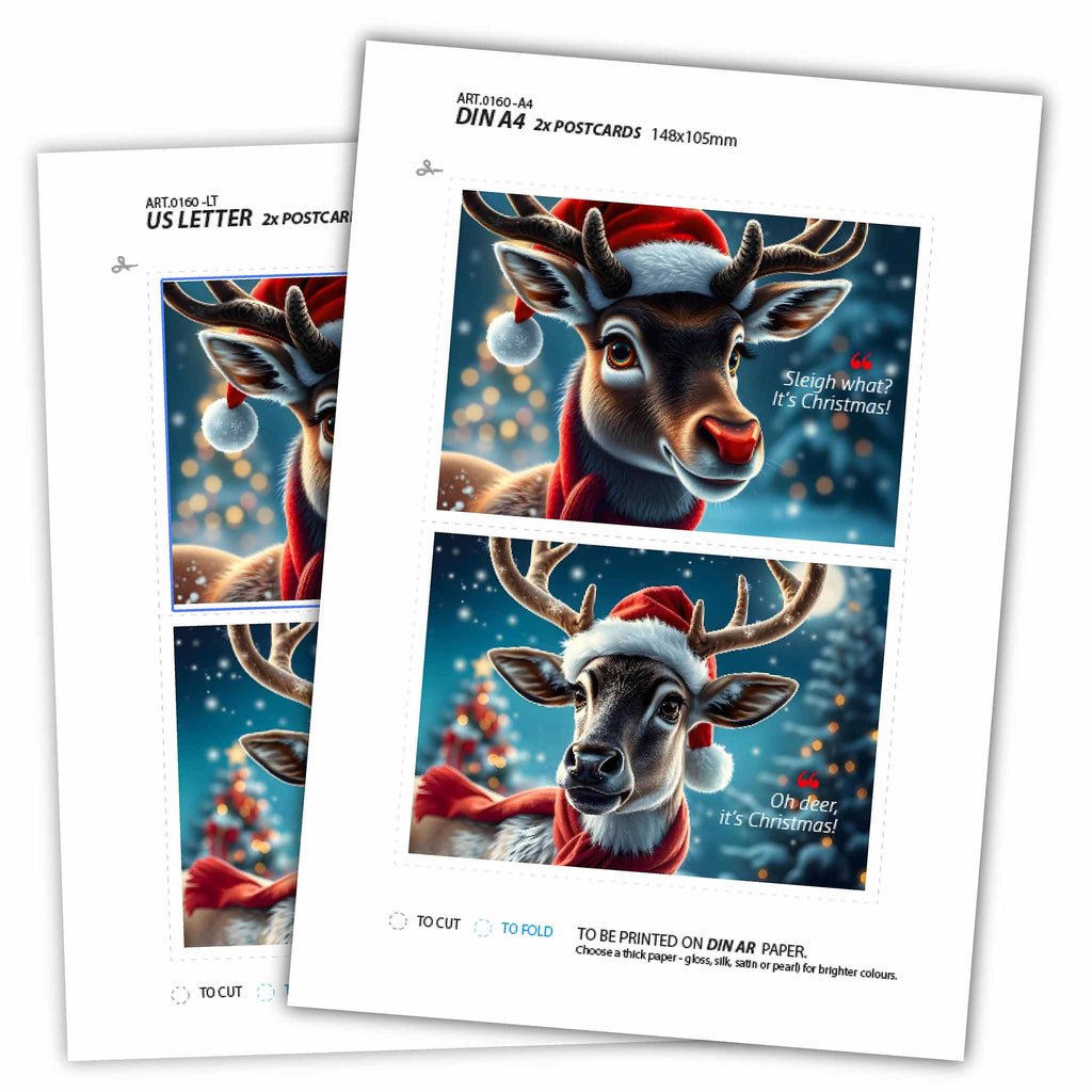 POSTCARDS - Festive fun: Print your own Christmas cards!