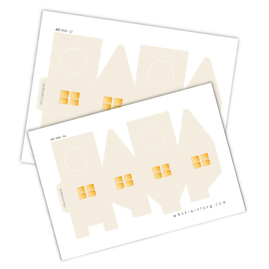 COUNTDOWN - Build your own countdown calendar house and count the days in style!