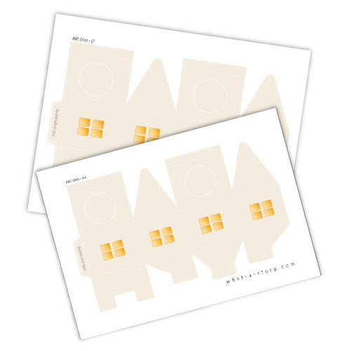 COUNTDOWN - Build your own countdown calendar house and count the days in style!