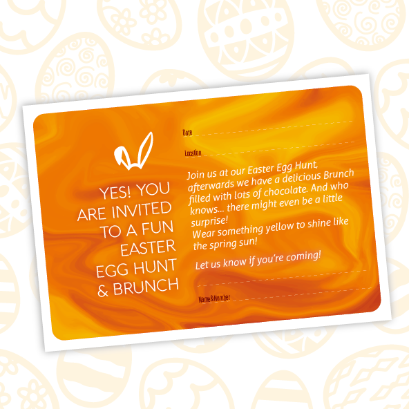 INVITATION - For an Easter Egg Hunt!