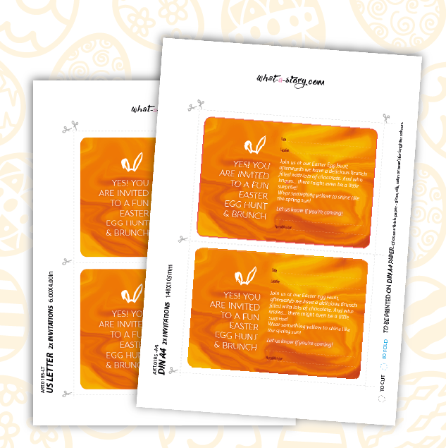 INVITATION - For an Easter Egg Hunt!