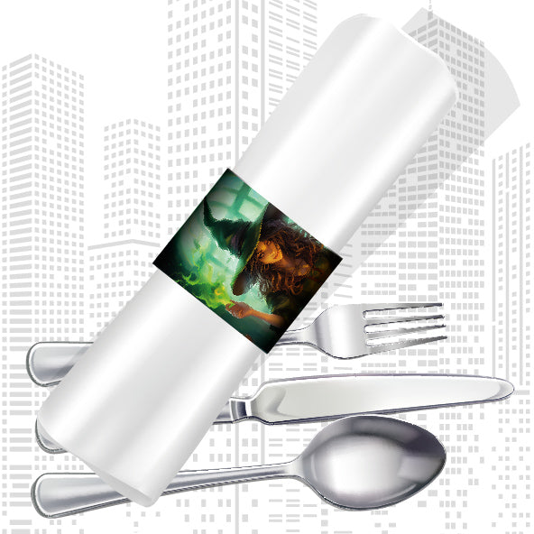 NAPKIN RINGS - a little witchy twist this Halloween!