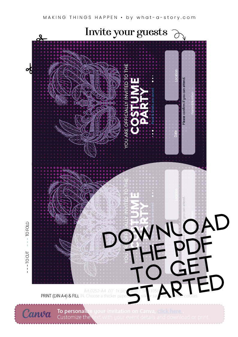 PLAYBOOK - Ideas for a costume party ... why not?!