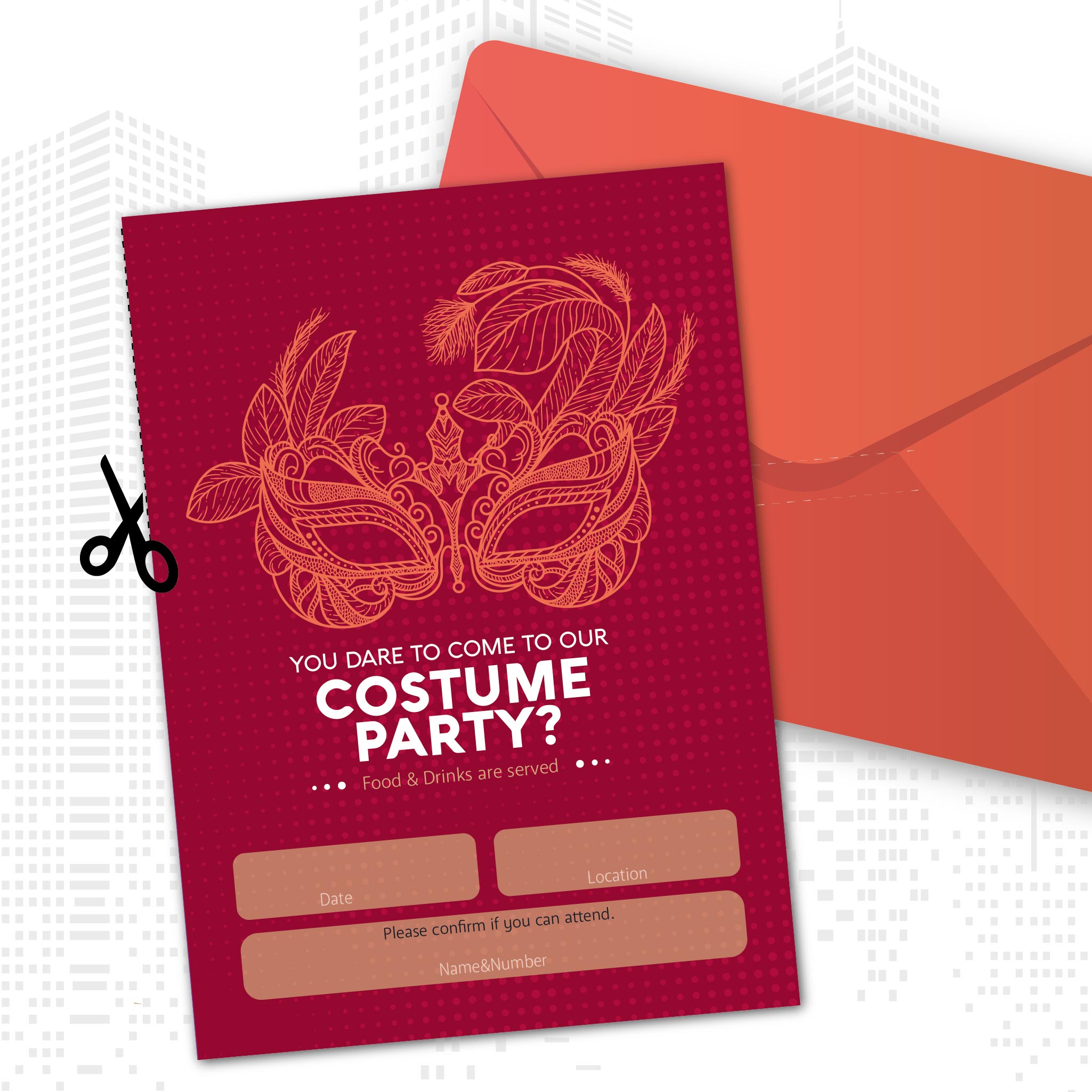 INVITATION - for a mysterious Masked Party?