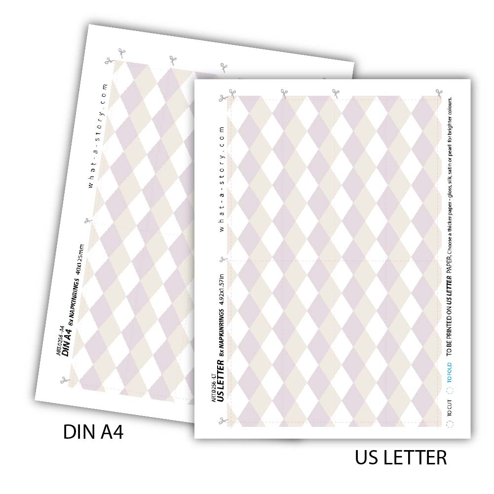 NAPKIN RINGS - Your napkins are in costume too. Let the party begin!