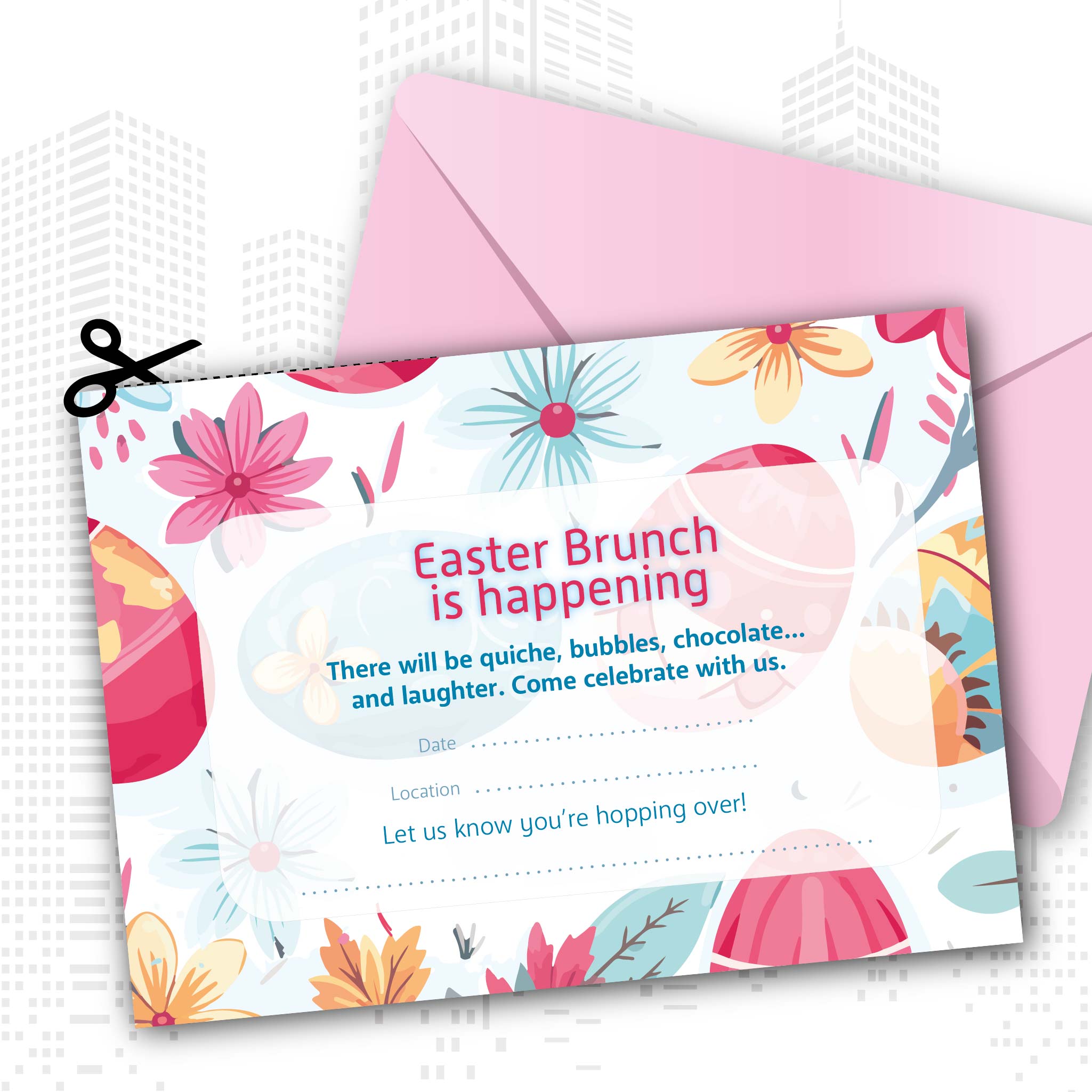 INVITATION - Start Easter with an invitation that sets the mood