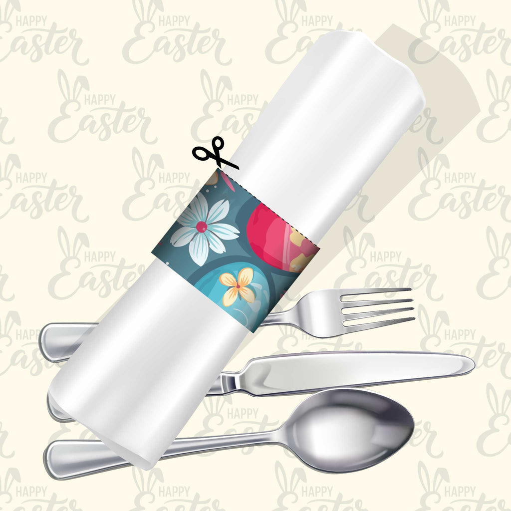 NAPKIN RINGS - Print, wrap, and let your Easter table bloom.