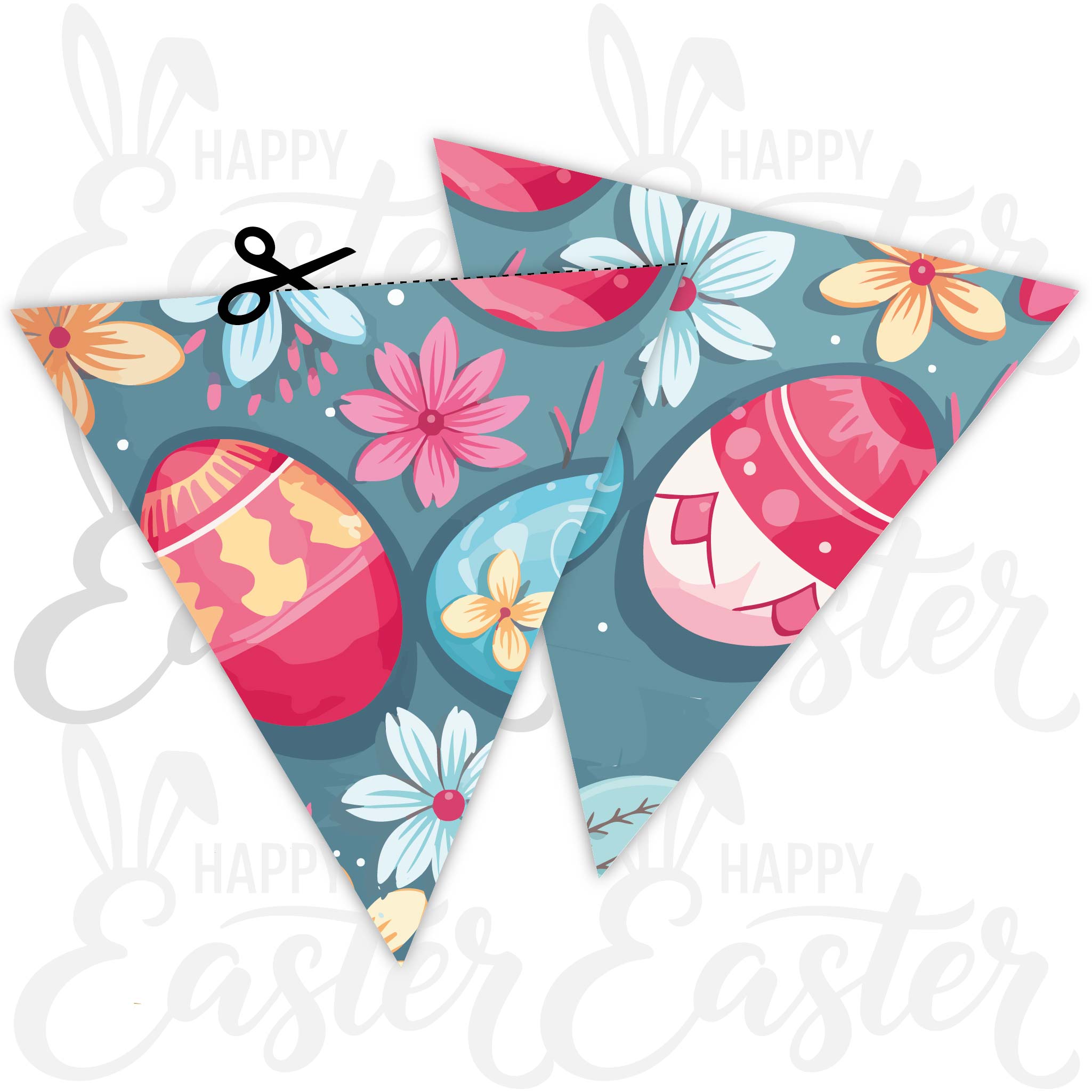 FLAGS - Print, cut, and instantly brighten your Easter setup.