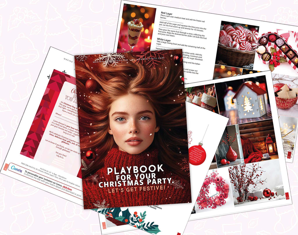 PLAYBOOK - Christmas party made easy—6 printables, 5 recipes, endless fun!