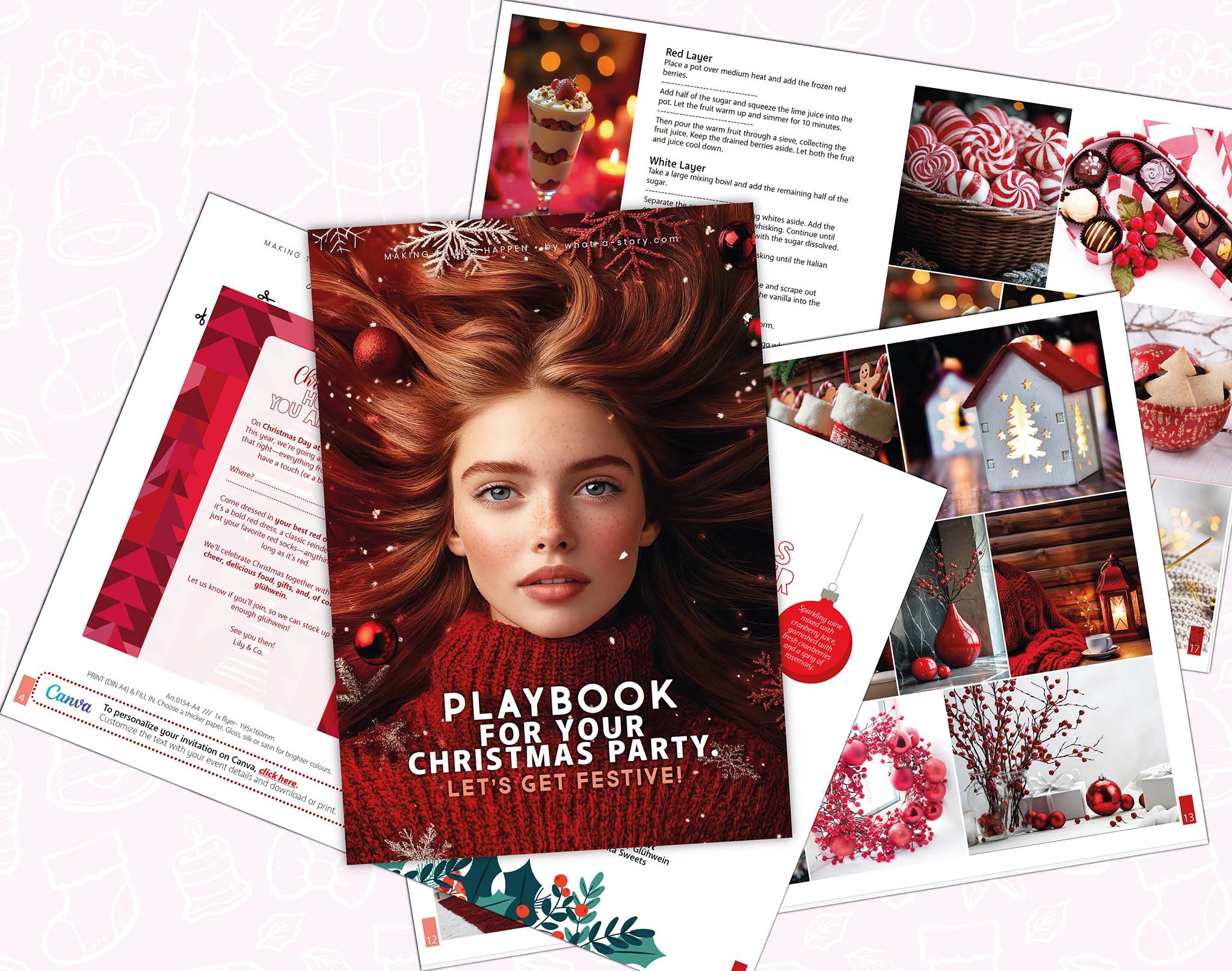PLAYBOOK - Christmas party made easy—6 printables, 5 recipes, endless fun!