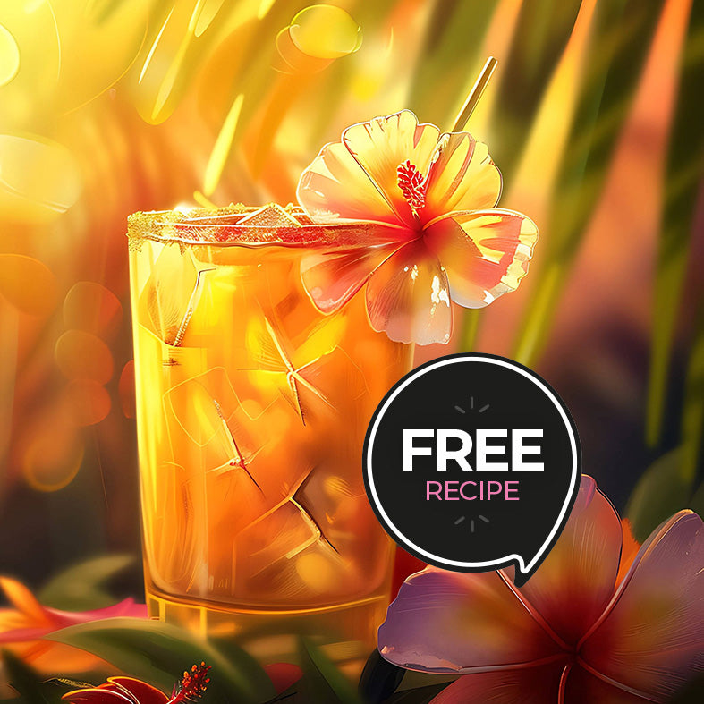 Shake, stir, and shine with a cocktail or mocktail (free) recipe!