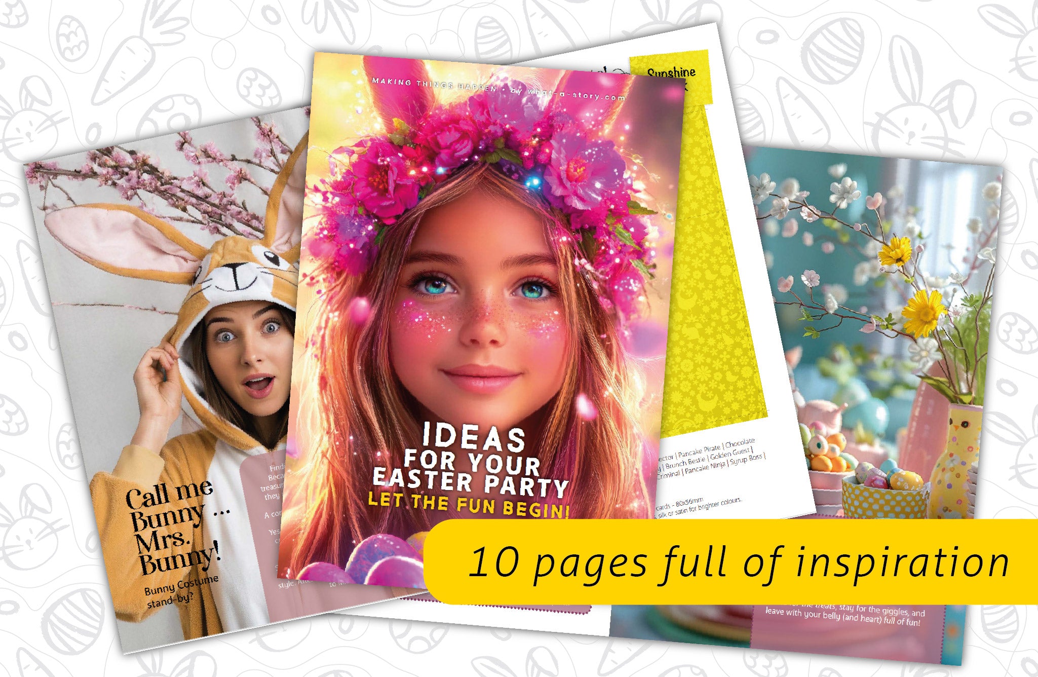 PLAYBOOK - Ideas for an Easter Brunch. Hop hop hooray!