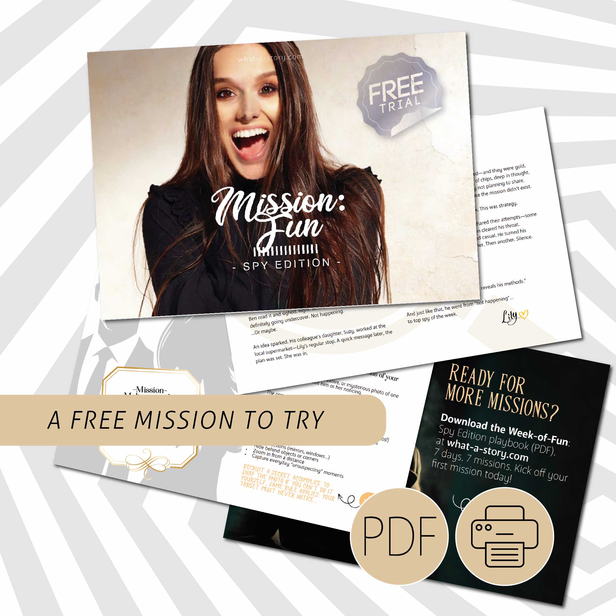 CHALLENGE / PLAYBOOK - Free Trial - Mission: Fun (Spy Edition)