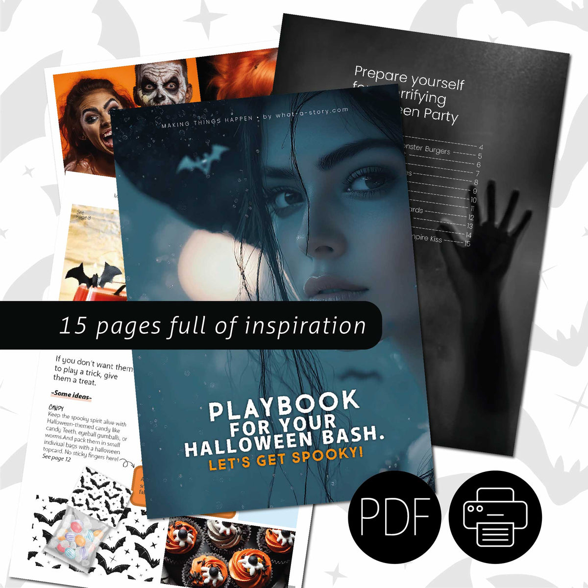PLAYBOOK - Spooky stories and party ideas—a playbook full of Halloween fun.