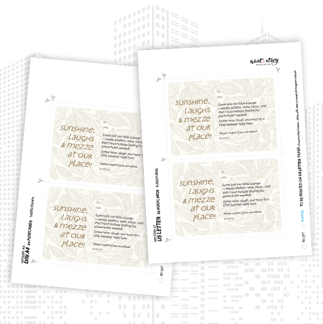 INVITATION - Bring Ibiza home—invite your friends over!