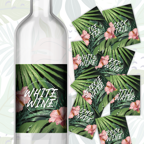 BOTTLE LABELS - Dress up your bottles with matching party labels!