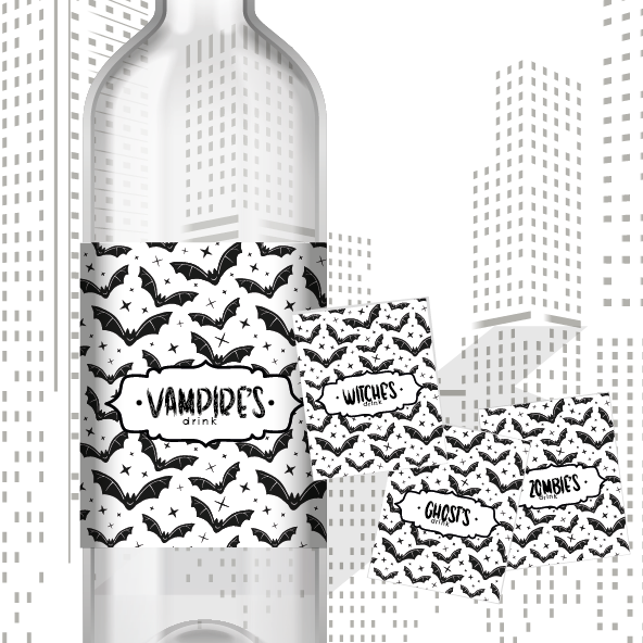 Boo! Your bottles just got spooky.