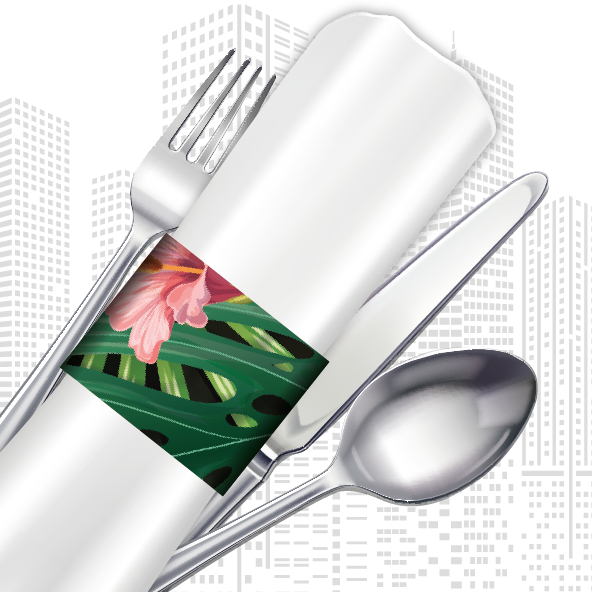 NAPKIN RINGS - Even your dinner plate deserves a little tropical vibe