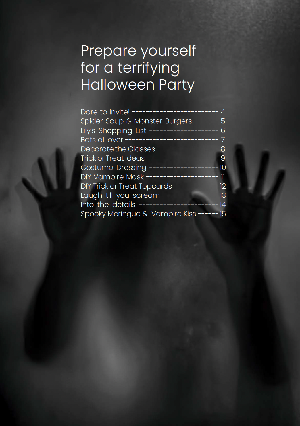 Guide - Halloween Party (pdf) -  incl. 5 printables