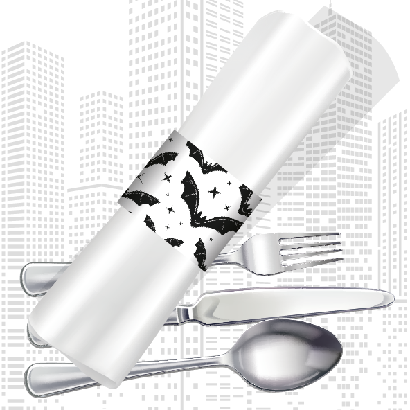 Napkin rings! Add some batty fun to your table!